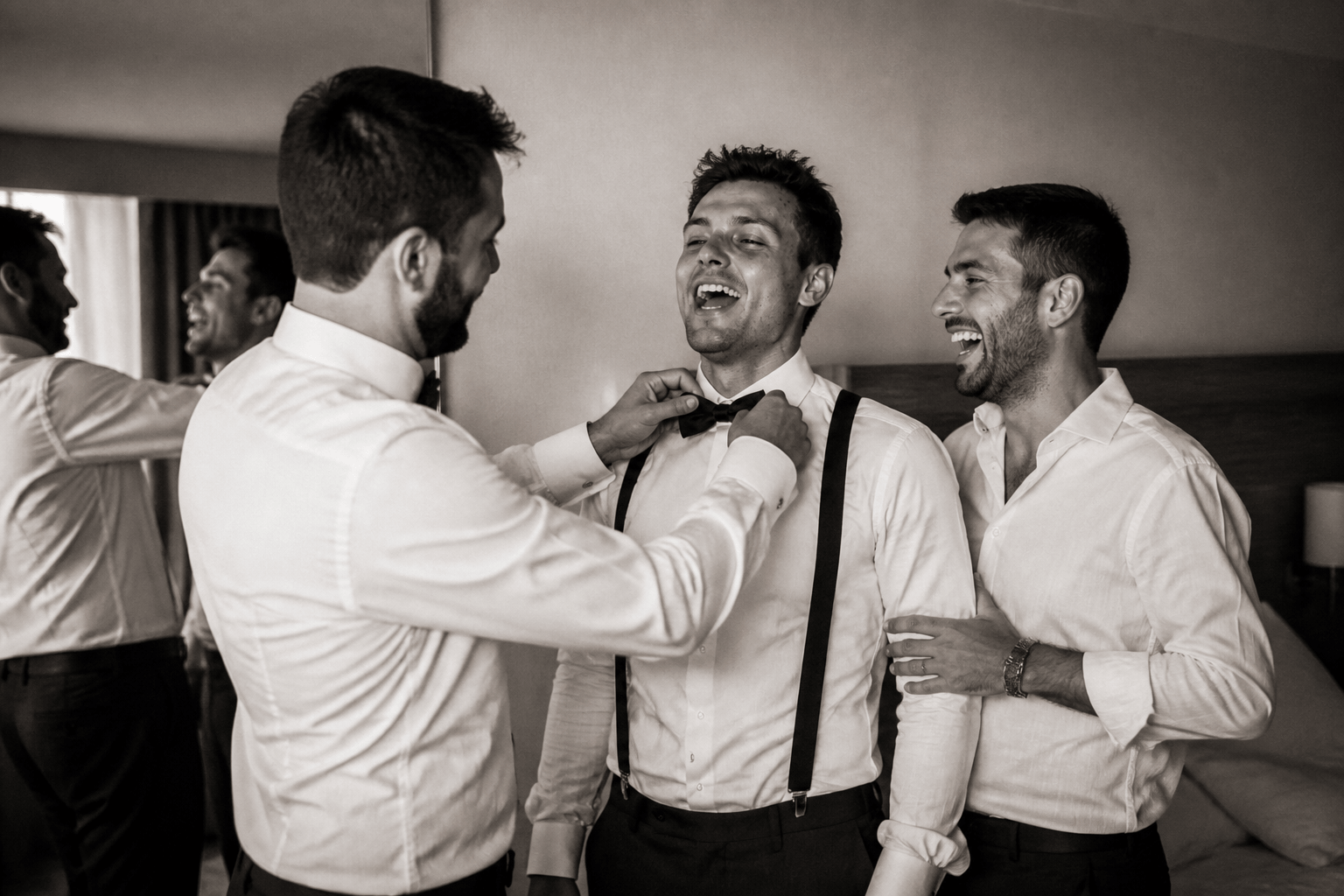 Groom preparation